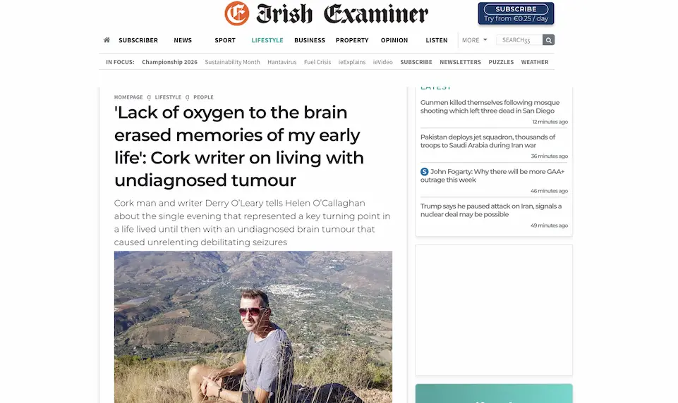 Irish Examiner Article Preview